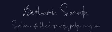 Betharia Sonata by Ahargun C Design — Script Handwritten Font — thumbnail 2