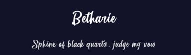 Betharie by Masinong Studio — Script Handwritten Font — thumbnail 2