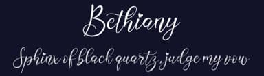 Bethiany by Nabila — Script Handwritten Font — thumbnail 2