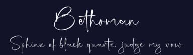 Bethoman by Letterena Studios — Script Handwritten Font — thumbnail 2