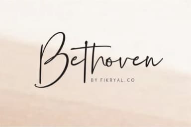 Bethoven Font by Fikryal Studio — Script Handwritten Font — thumbnail 1