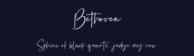 Bethoven by Fikryal studio — Script Handwritten Font — thumbnail 2