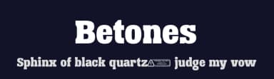 Betones by Kong Font — Serif Font — thumbnail 2
