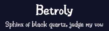 Betroly by twinletter — Script Handwritten Font — thumbnail 2