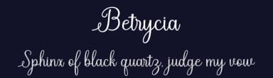 Betrycia by Rastype — Script Handwritten Font — thumbnail 2