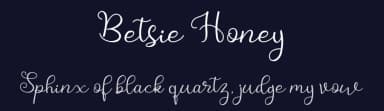 Betsie Honey by RT Studio — Script Handwritten Font — thumbnail 2
