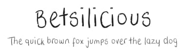 Betsilicious by FontPanda — Script Handwritten Font — thumbnail 1
