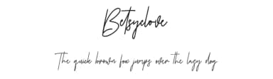 Betsyclove by Maulana Creative — Script Handwritten Font — thumbnail 1