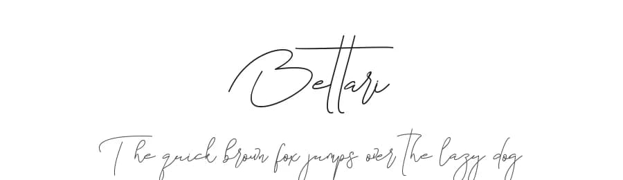 Bettari by Tiny Hand Letter — Script Handwritten Font