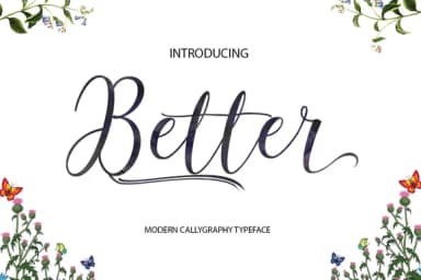 Better Font by Alqawoms — Script Handwritten Font — thumbnail 1