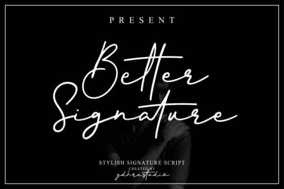 Better Signature Font by YdhraStudio — Script Handwritten Font