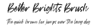Better Brights Brush by Maulana Creative — Script Handwritten Font — thumbnail 1