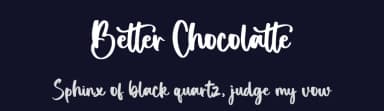 Better Chocolatte by Viola Type — Script Handwritten Font — thumbnail 2