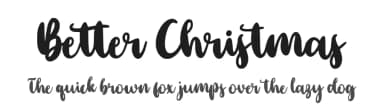 Better Christmas by Sarif Letter — Script Handwritten Font — thumbnail 1