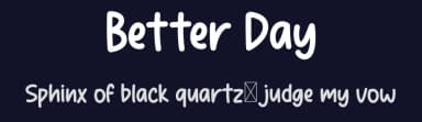 Better Day by Graphix Line Studio — Script Handwritten Font — thumbnail 2
