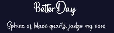 Better Day by Etik Fatimah — Script Handwritten Font — thumbnail 2