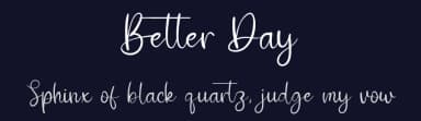 Better Day by Erik Studio — Script Handwritten Font — thumbnail 2