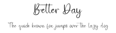 Better Day by Erik Studio — Script Handwritten Font — thumbnail 1