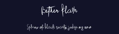 Better Flash by Baihaki — Script Handwritten Font — thumbnail 2