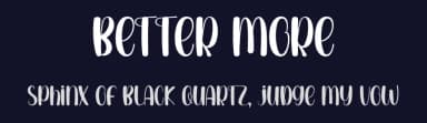 Better More by PiPi Creative STUDIO — Script Handwritten Font — thumbnail 2