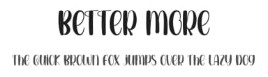 Better More by PiPi Creative STUDIO — Script Handwritten Font — thumbnail 1