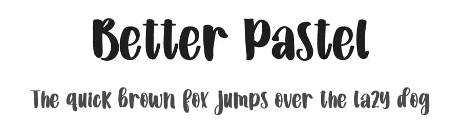 Better Pastel by Inermedia Studio — Script Handwritten Font
