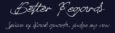 Better Regards by SSI.Scraps — Script Handwritten Font — thumbnail 2