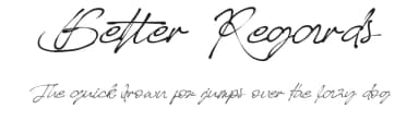 Better Regards by SSI.Scraps — Script Handwritten Font — thumbnail 1