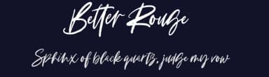 Better Rouge by Fargun Studio — Script Handwritten Font — thumbnail 2