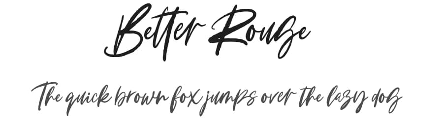 Better Rouge by Fargun Studio — Script Handwritten Font — preview 1