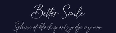 Better Smile by Heinzel Std — Script Handwritten Font — thumbnail 2