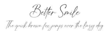 Better Smile by Heinzel Std — Script Handwritten Font — thumbnail 1