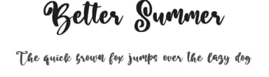 Better Summer by Din Studio — Script Handwritten Font — thumbnail 1