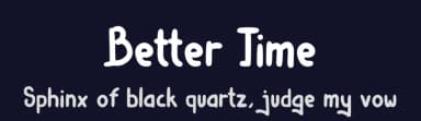 Better Time by Pidco Art — Script Handwritten Font — thumbnail 2