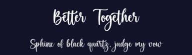 Better Together by Graphix Line Studio — Script Handwritten Font — thumbnail 2