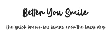 Better You Smile by Eifetstype — Script Handwritten Font — thumbnail 1