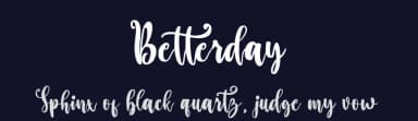Betterday by FatmaStudio — Script Handwritten Font — thumbnail 2