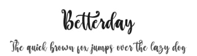 Betterday by FatmaStudio — Script Handwritten Font — thumbnail 1