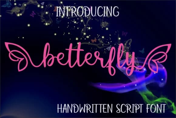 Betterfly Font by Jaime Rangel Castro — Script Handwritten Font
