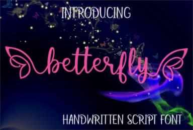 Betterfly Font by Jaime Rangel Castro — Script Handwritten Font — thumbnail 1