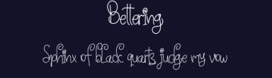 Bettering by Eddy Goodboy — Script Handwritten Font — thumbnail 2