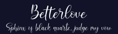 Betterlove by Creaditive Design — Script Handwritten Font — thumbnail 2