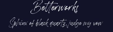 Betterworks by Letteralle Studios — Script Handwritten Font — thumbnail 2
