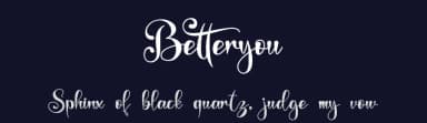 Betteryou by Letterafa Studio — Script Handwritten Font — thumbnail 2