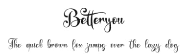 Betteryou by Letterafa Studio — Script Handwritten Font — thumbnail 1