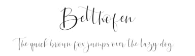 Betthofen by Ferry Ardana Putra — Script Handwritten Font — thumbnail 1