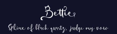 Bettie by www.movefont .com — Script Handwritten Font — thumbnail 2