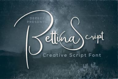 Bettina Script Font by JumboDesign — Script Handwritten Font — thumbnail 1