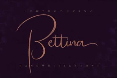 Bettina Script Font by JumboDesign — Script Handwritten Font — thumbnail 5