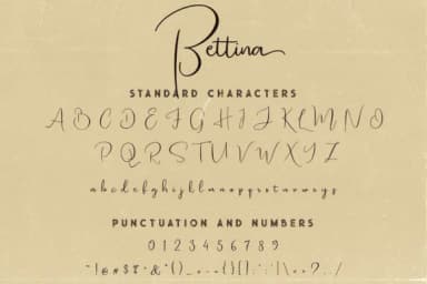 Bettina Script Font by JumboDesign — Script Handwritten Font — thumbnail 6